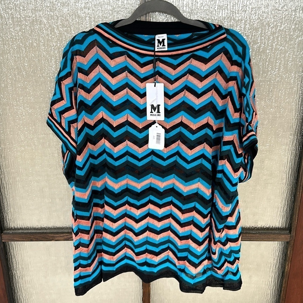 Missoni women’s colorful tunic top size medium. Fit oversized.